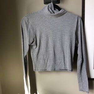 Nasty Gal Striped Turtle Neck